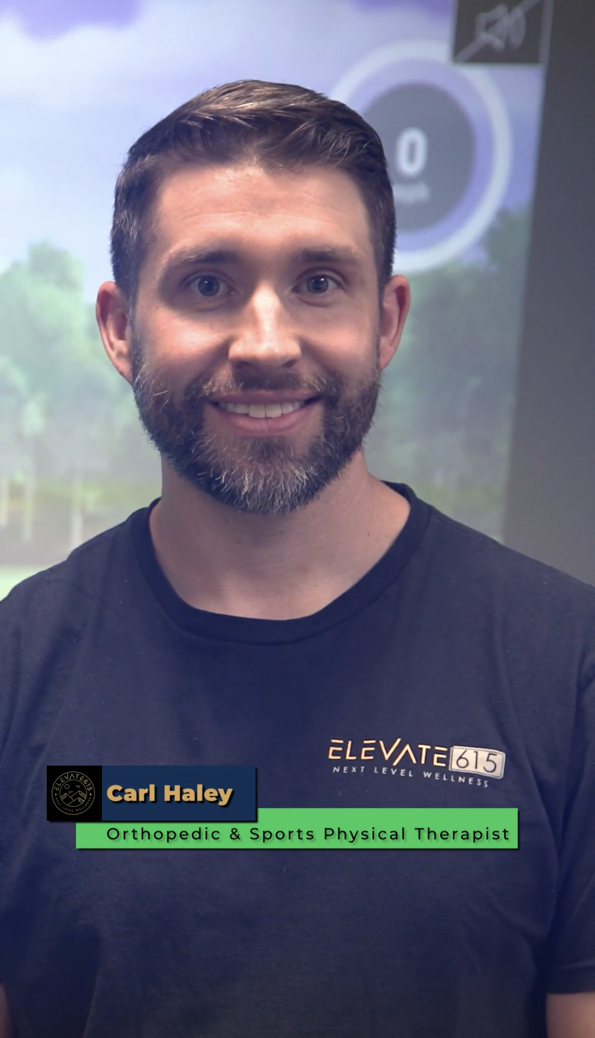 Golfer undergoing a TPI Golf Assessment at Elevate615 Physical Therapy in Franklin, TN to identify mobility restrictions affecting golf performance.