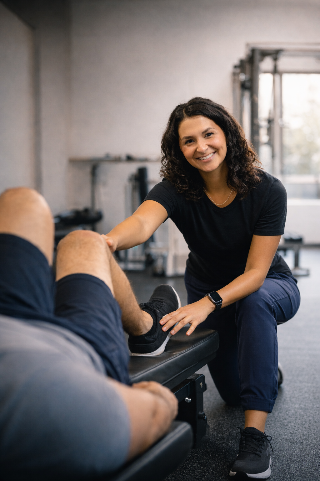 Dr. Reina Vierra, PT, DPT is a certified pregnancy and postpartum exercise specialist.